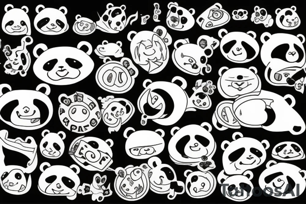Super panda tattoo idea
