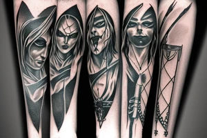 Eric Draven and a dagger tattoo idea