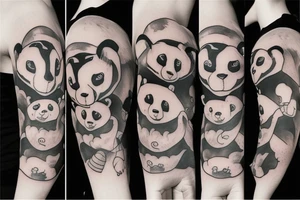 Super panda tattoo idea
