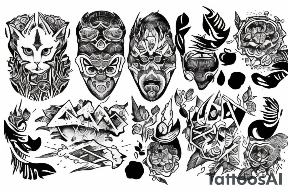 Motyw gór tattoo idea