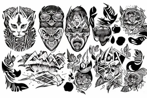 Motyw gór tattoo idea