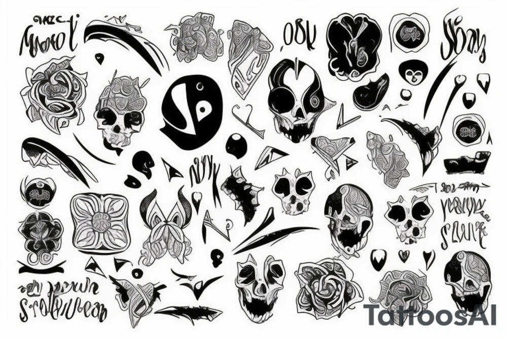 Motyw gór tattoo idea
