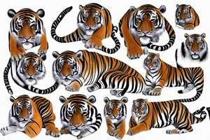 Indian tiger tattoo idea