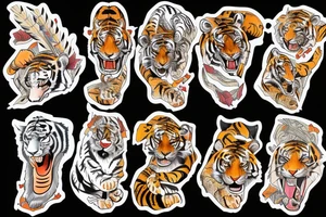 Indian tiger tattoo idea