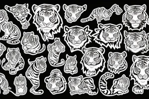 mystic tiger tattoo idea