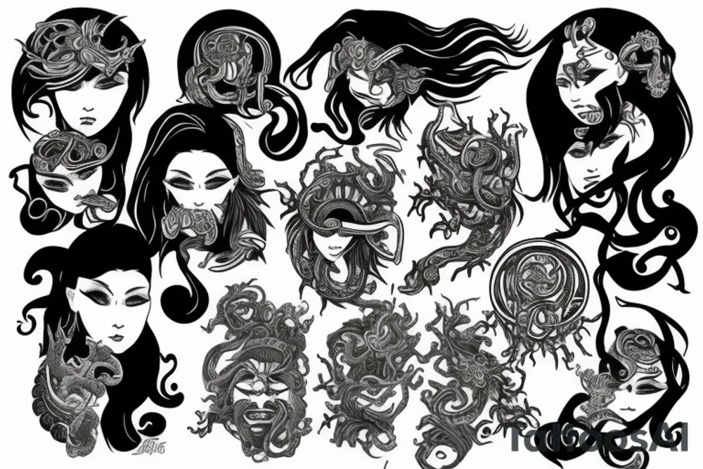 Medusa justice tattoo idea