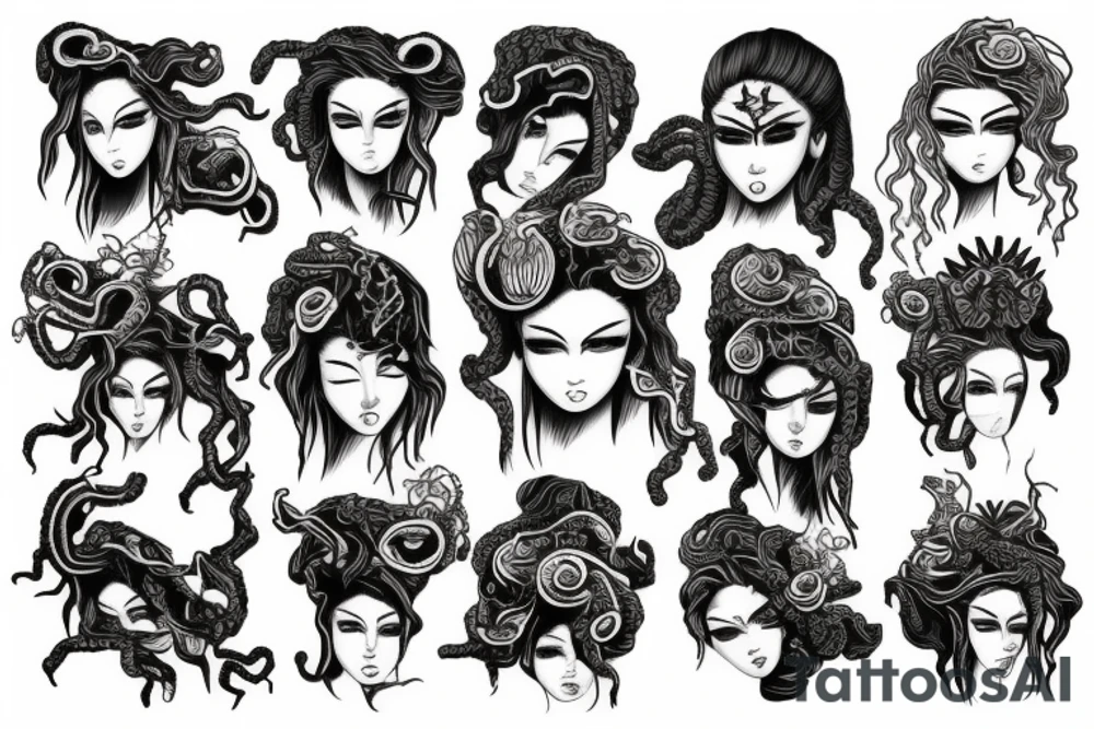 Medusa justice tattoo idea