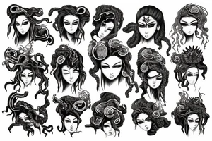 Medusa justice tattoo idea