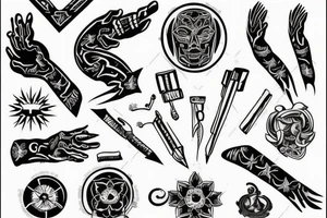 Tattoo Your Veins for Blood Draw tattoo idea
