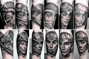 Warrior tattoo on the Colosseum tattoo idea