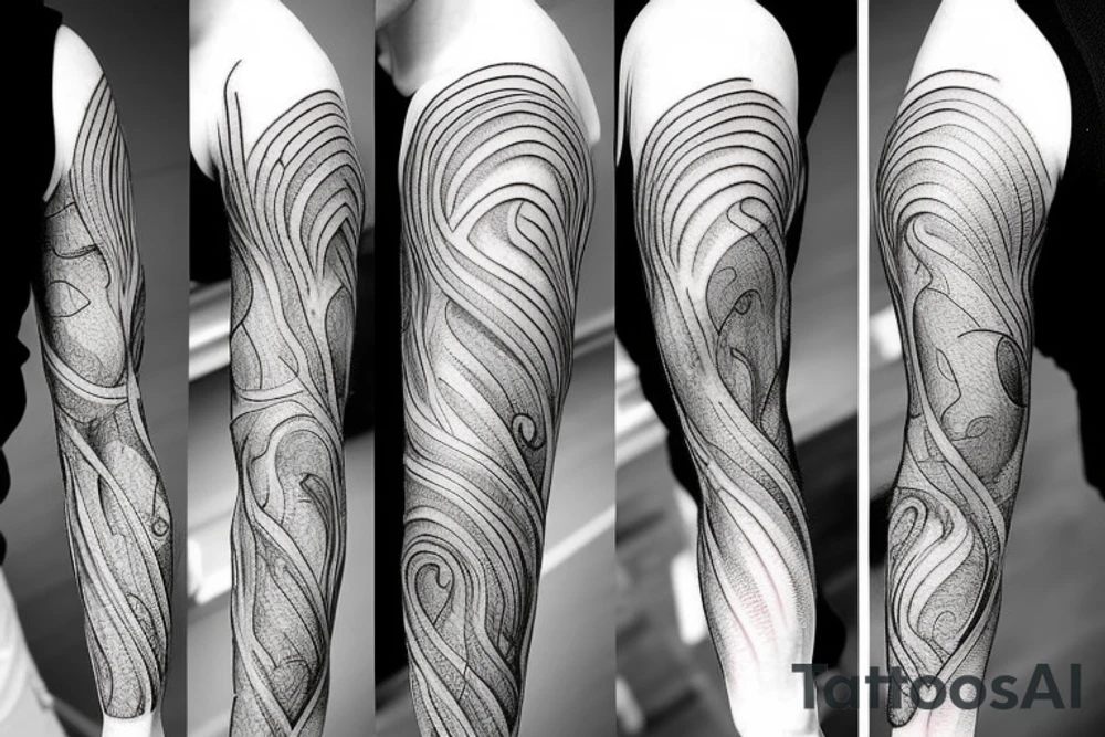 Veins left  arm tattoo idea