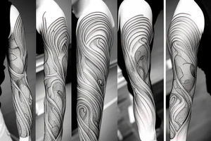 Veins left  arm tattoo idea