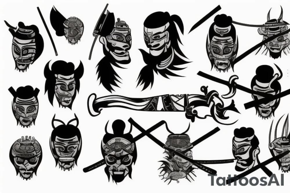samurai tattoo idea