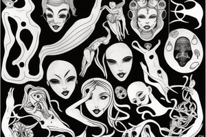 Weird venus tattoo idea
