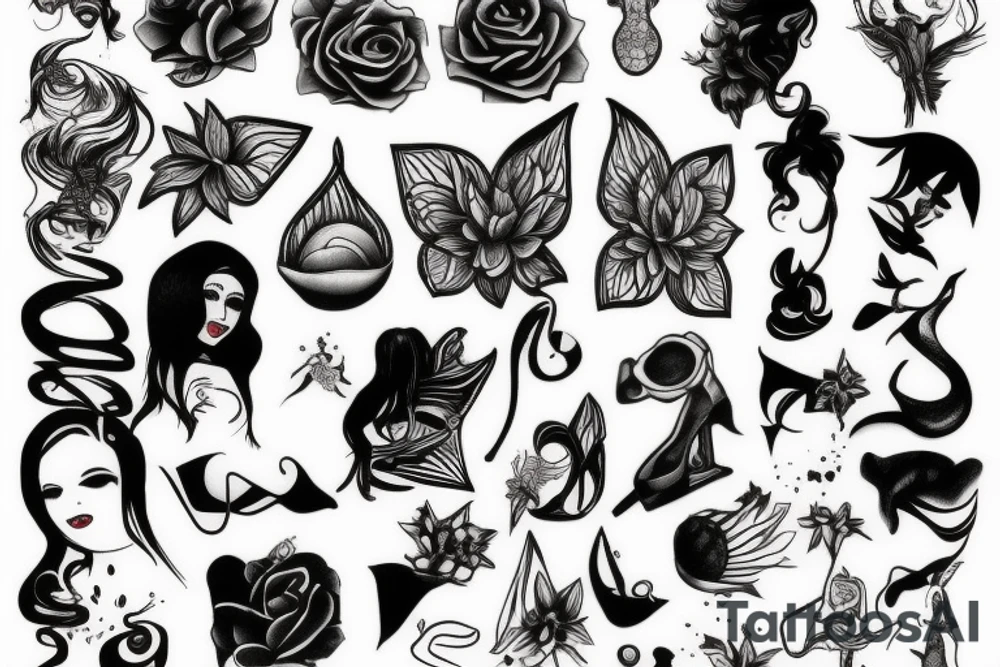 Dancing venus tattoo idea