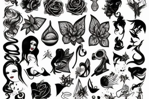 Dancing venus tattoo idea