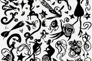 Dancing venus tattoo idea