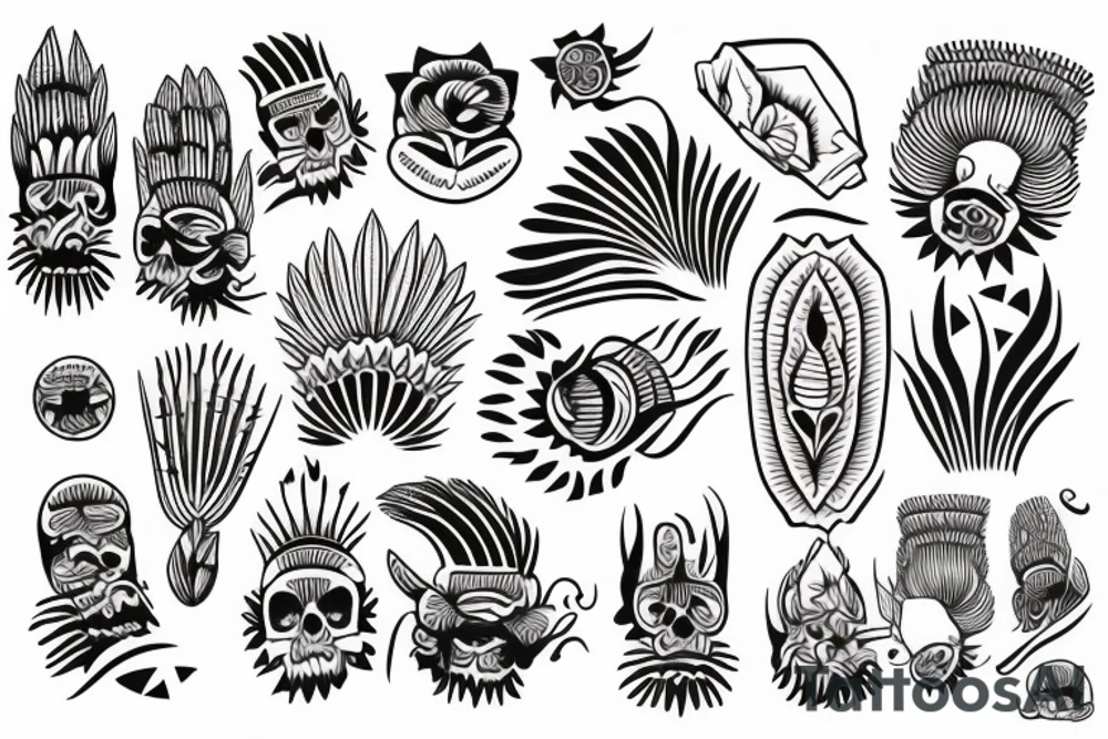 Mexican tamal tattoo idea