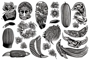 Mexican tamal tattoo idea