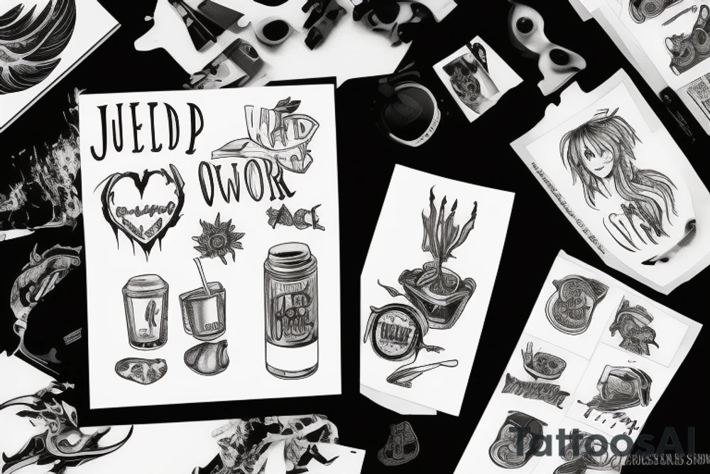juice wrld tattoo idea