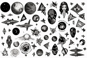 lost in space tattoo idea