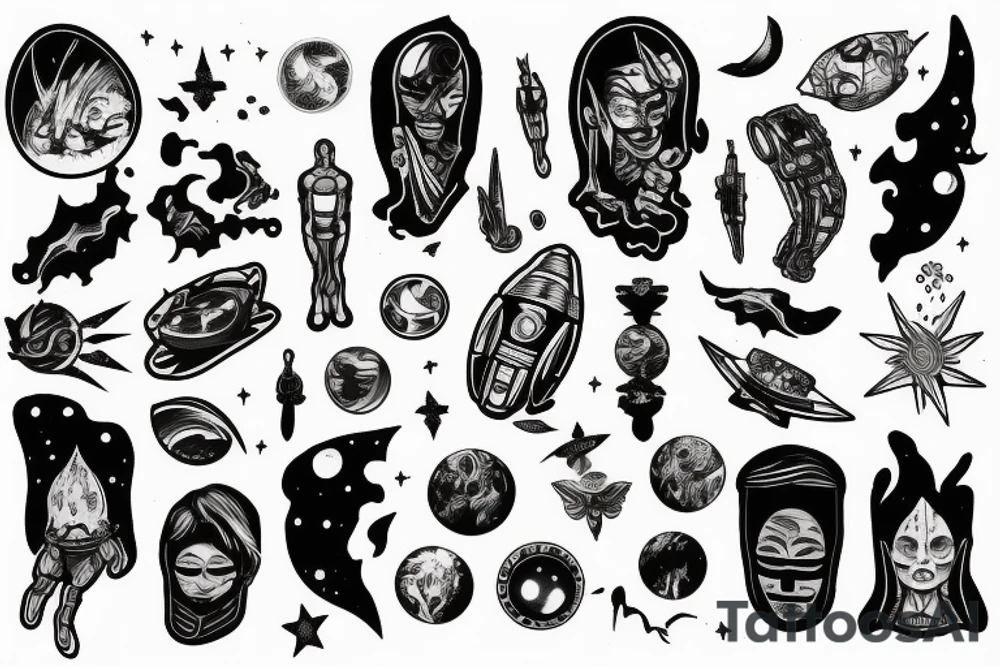 lost in space tattoo idea