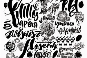 Frases filosóficas em japonês tattoo idea