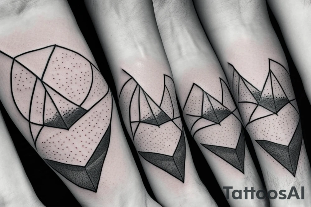 Impossible triangle tattoo idea