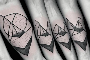 Impossible triangle tattoo idea