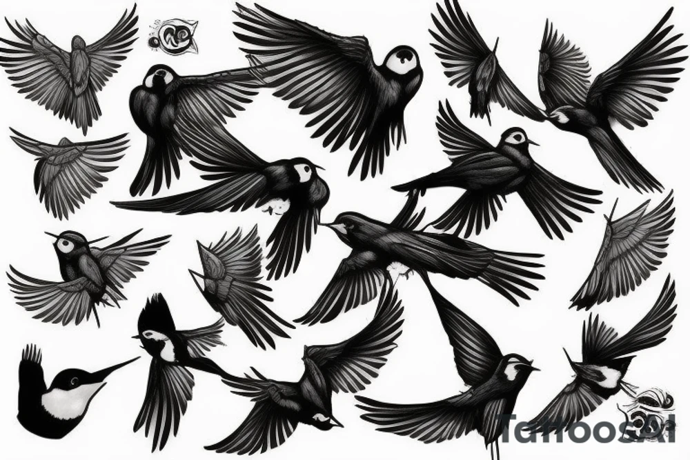 Swallows tattoo idea