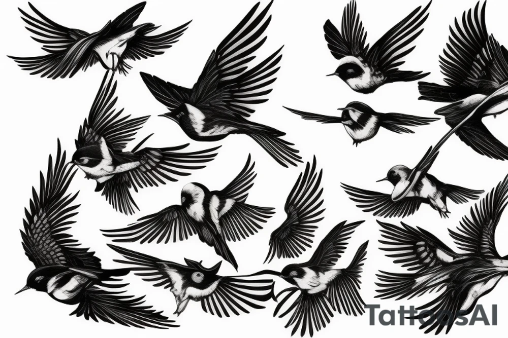 Swallows tattoo idea
