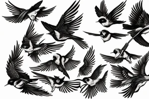 Swallows tattoo idea