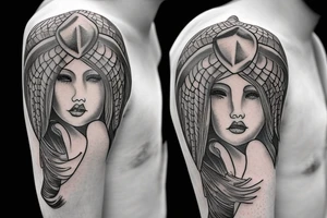 Passed mum as angel walking with elephant tattoo idea