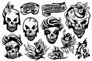 Ghost holding an m4 tattoo idea