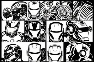 Iron man tattoo idea
