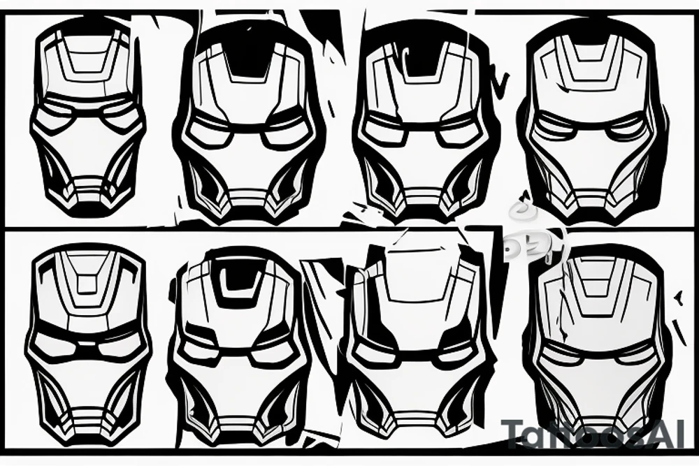 Iron man tattoo idea