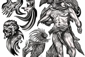 Prometheus bringing fire tattoo idea