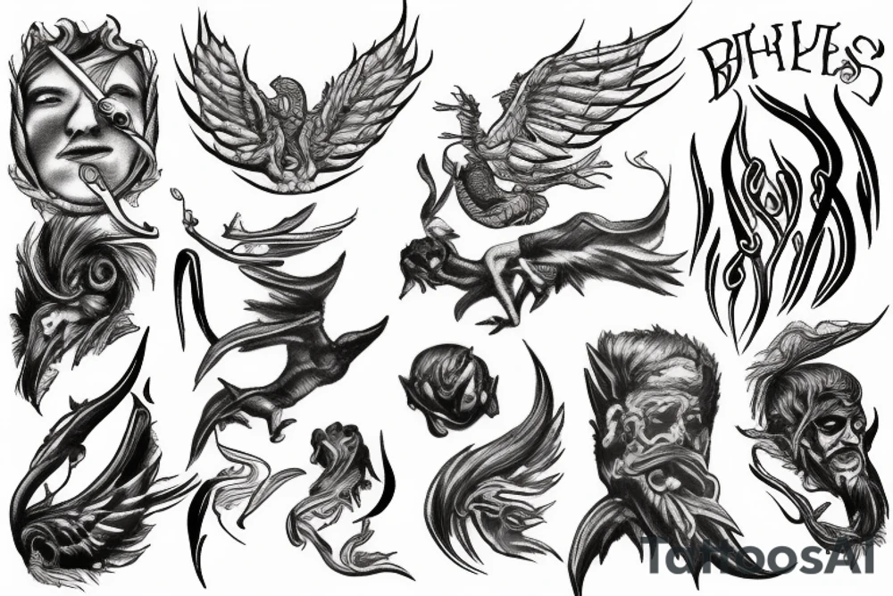 Prometheus bringing fire tattoo idea