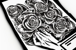 A HAND SILKESCREEN, PRINT SCREEN PRINT tattoo idea