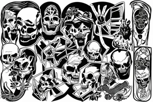 Ghost holding an m4 tattoo idea