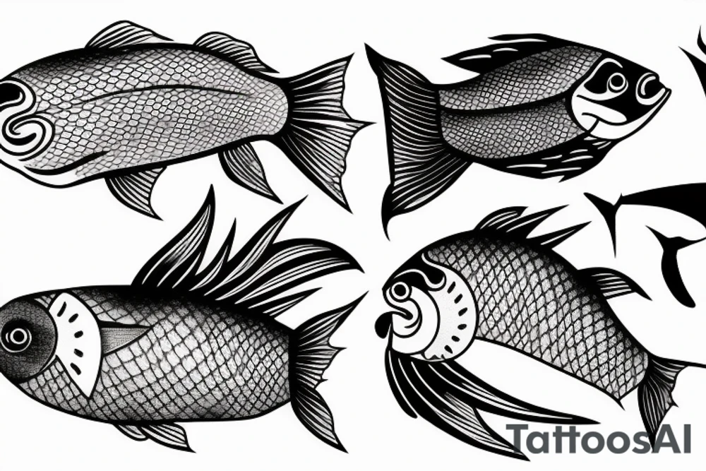 japanese fish tattoo idea