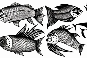 japanese fish tattoo idea