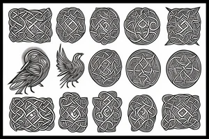 celtic bird tattoo idea