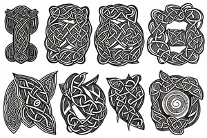 celtic bird tattoo idea
