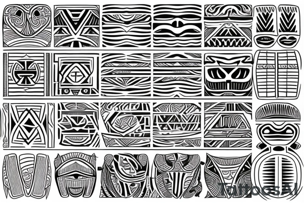 Lines only tattoo idea