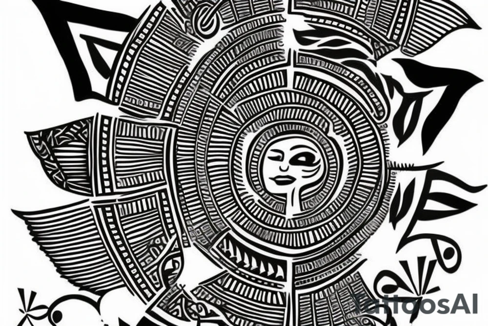 Egyptian tattoo for chest tattoo idea