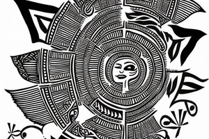 Egyptian tattoo for chest tattoo idea