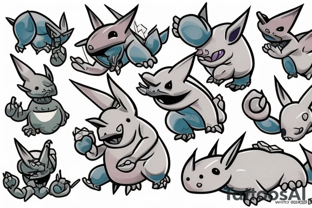 Nidoking tattoo idea