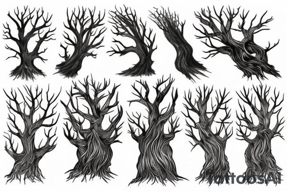 tree roots tattoo idea