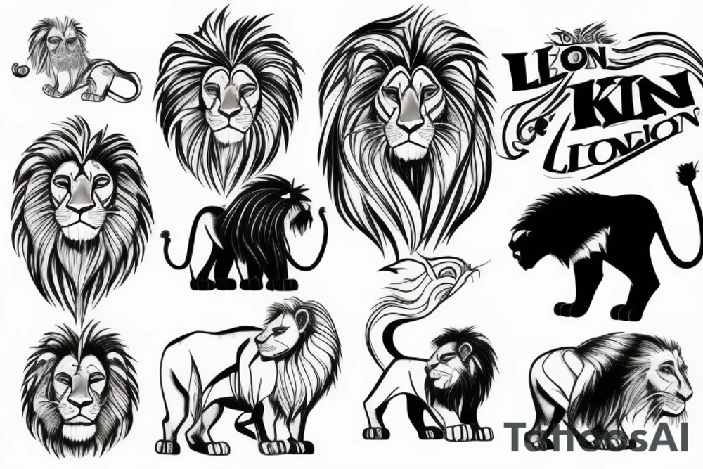 Lion King tattoo idea